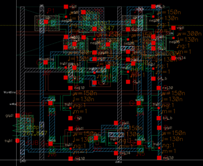 Extracted layout SRAM with bt wd.png